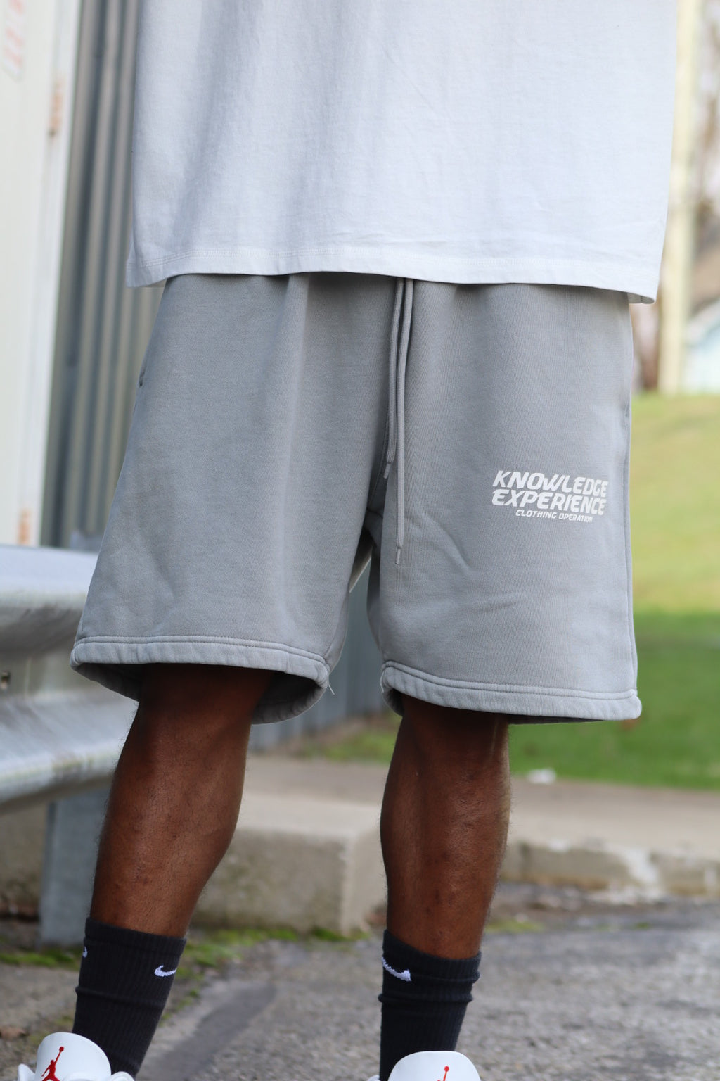 Core shorts // Light grey