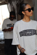 CORE CROPPED TEE // 01 heather grey