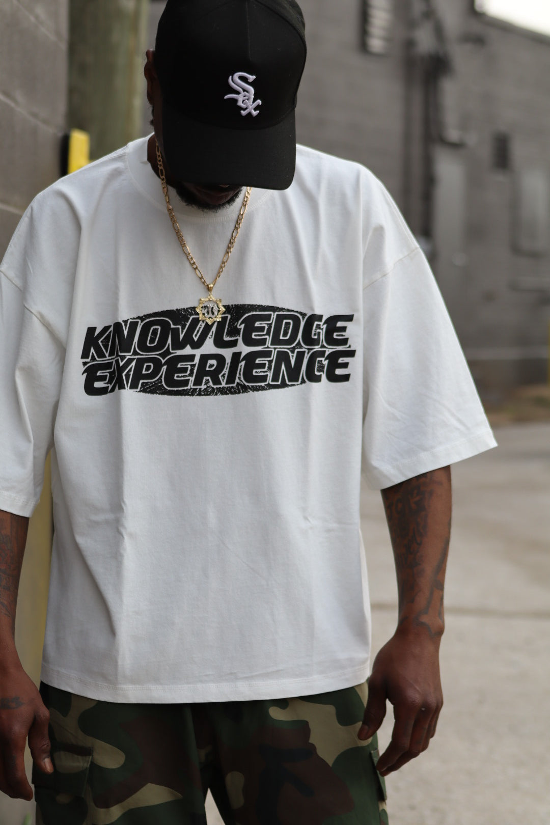 Core Cropped Tee // 01 white