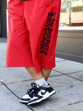 Long nylon short (Red)